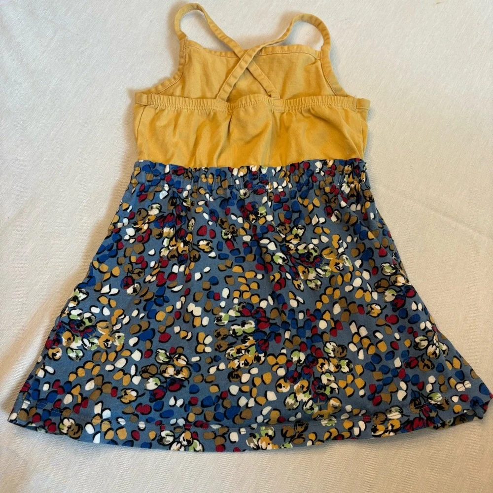 Hanna Andersson Yellow and Blue Kids Casual Dress
